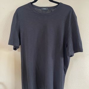 Mens Theory Essential T-shirt Large Black